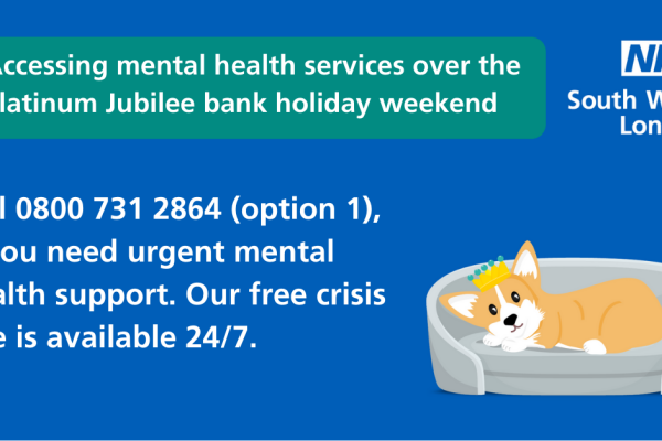 Accessing Mental Health services over the bank holiday weekend